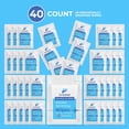 thumbnail image 4 of FLYGIENE Cleaning Wipes, Travel Wipes Individually Wrapped, Alcohol-Based Wipes, Pocket Size, 40 Ct, 4 of 10
