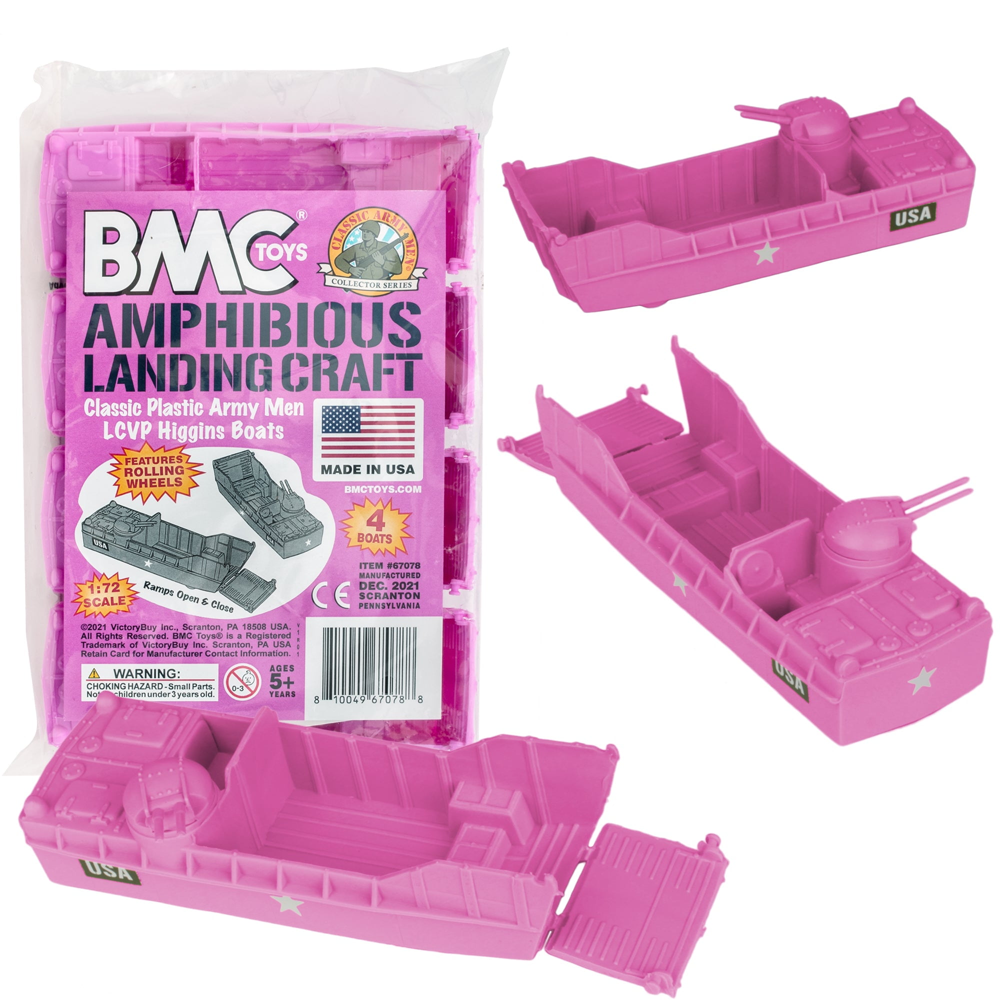 BMC Classic Sci-Fi Mars Base Camp Playset - 24pc Plastic Army Men Space Accessories, 1:32 Scale - View #5