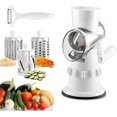 thumbnail image 1 of Picadora de Verduras con 3 Cuchillas y Pelador de Acero Inoxidable,Multifuncional Vegetable Slicer Cutter,Material de calidad alimentaria,fácil de operar,para frutas verduras y ensaladas, 1 of 4