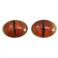 thumbnail image 2 of Red Oval Dragon Glass Eyes, 2 of 3