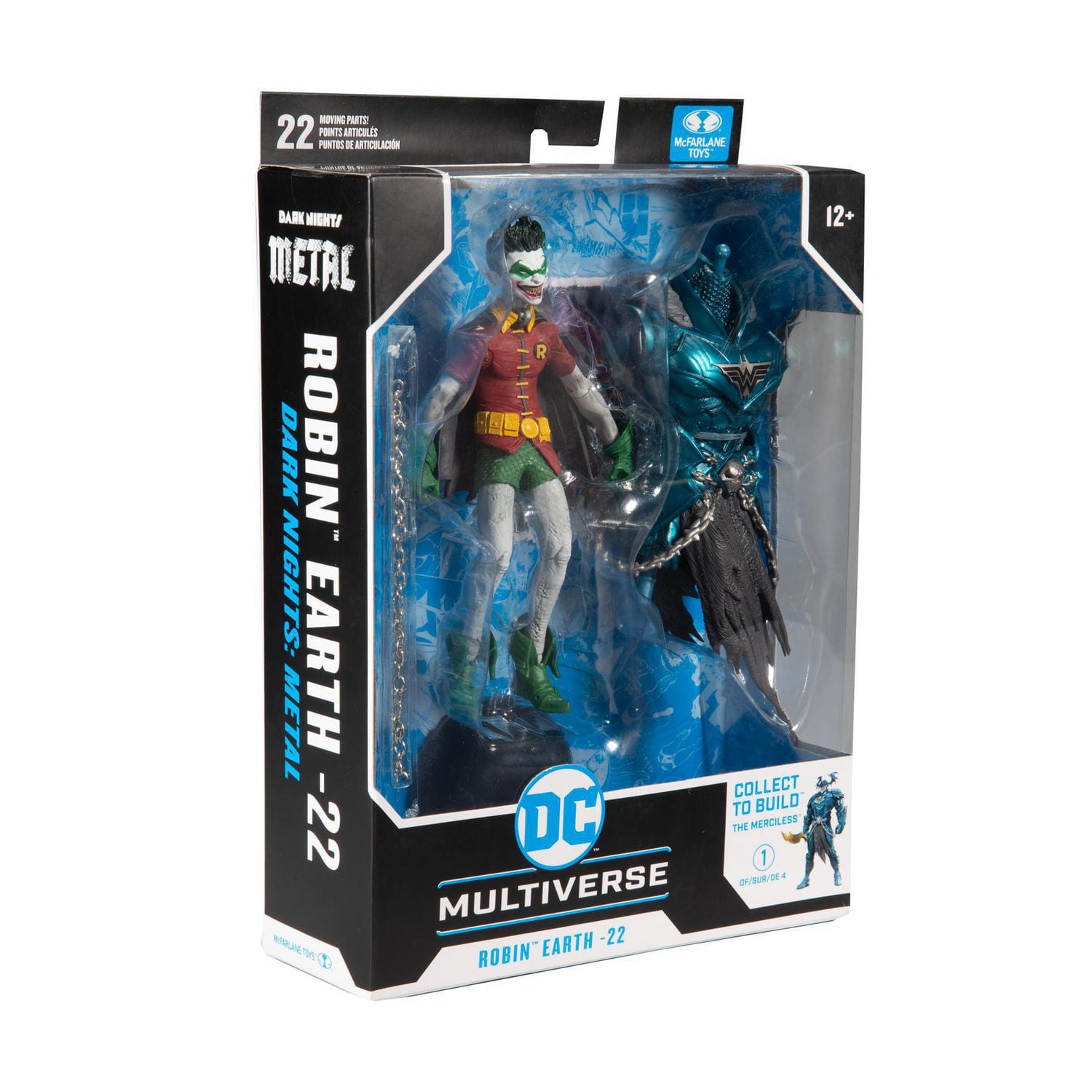 McFarlane Toys - DC Multiverse - Robin Earth-22 (Dark Nights: Metal) Action Figure with Build-A Parts for 'The Merciless' Figure