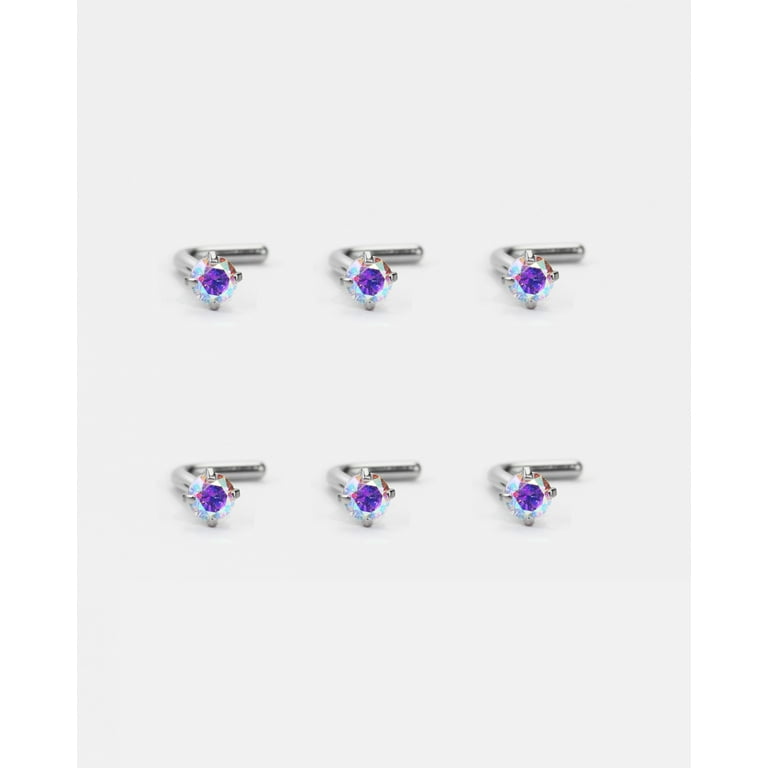 18 gauge l shaped nose stud deals