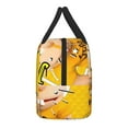 thumbnail image 3 of Lsque Sml Jeffy Print Lunch Bag, Insulated Lunch Box, Small Leakproof Cooler Food Lunch Containers Reusable High Capacity Lunch Tote Bags for Work, Travel, Outdoor, 3 of 8