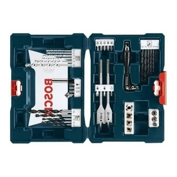 Combo Set Brocas Y Puntas Maletín V-line Con 41 Piezas Bosch BOSCH 2610038617