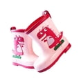 thumbnail image 1 of NOKIO Cartoon Patterned PVC Rain Boots 𝗪aterproof Non-Slip Comfortable Outdoor Shoes for Toddler Kids Playground, 1 of 4