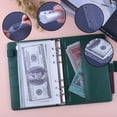thumbnail image 4 of Carpeta de presupuesto verde con sobre con cremallera, carpeta de ahorro A6, sobre de efectivo de presupuesto, organizador de notas de efectivo, plan de presupuesto de ahorro, 4 of 4