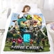 thumbnail image 5 of Una Película de Minecraft anti-pilling, suave, ligera, esponjosa y acogedora de lujo para hogar y cocina – Perfecta para niños y adultos,100X80cm, 5 of 6