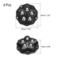 thumbnail image 2 of 4Pcs Ruedas de Caster Autoadhesivas, Rodillos Giratorios Mini de 360 Grados (Negro, 5 Bolas de Acero Rodantes), 2 of 6