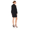thumbnail image 2 of Nanette Lepore Dita vestido acampanado para mujer, negro, 6, 2 of 2