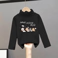 thumbnail image 2 of Gaexia Girl Sweaters,Girls Christmas Sweaters,2024 Kids Baby Boys Girls Shirts High Collar Soft Tops T Shirt Unisex Pullover Sweatshirt, 2 of 3