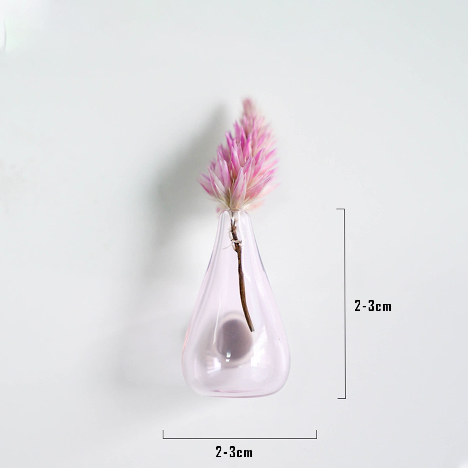 7pcs Mini Vase Fridge Sticker Set, Easter Cute Decorative Refrigerator Magnets for Home Kitchen, Easter and Mother's Day Fridge Aesthetic Decor Accessory for Refrigerator Surface Decoration