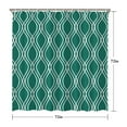thumbnail image 5 of 72" x 72" Buffalo Plaid Shower Curtain Waterproof Bathroom Drapes with Metal Grommets & 12 Hooks - Rustic Farmhouse Checkered Print - Machine Washable Quick-Dry Polyester, 5 of 5