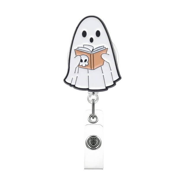 Funny And Cute Badge Reel With Clip Closure For Doctors Teachers Students Workers Etc Cartoon Pattern Badge Workplace Induction Graduation Craft Storage Organizer Craft Organizers And Storage Easter