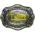 thumbnail image 1 of Moranse Religion Cross Cowboy Kneeling Prayer And Horse Design Belt Buckles, 1 of 5