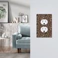 thumbnail image 5 of KLL Coffee pots Pattern Electrical Outlet Covers, 3" x 5" 1 Pack Electric Receptacle Plug Covers for Decorator Receptacle Outlet & Switch-Style S, 5 of 6