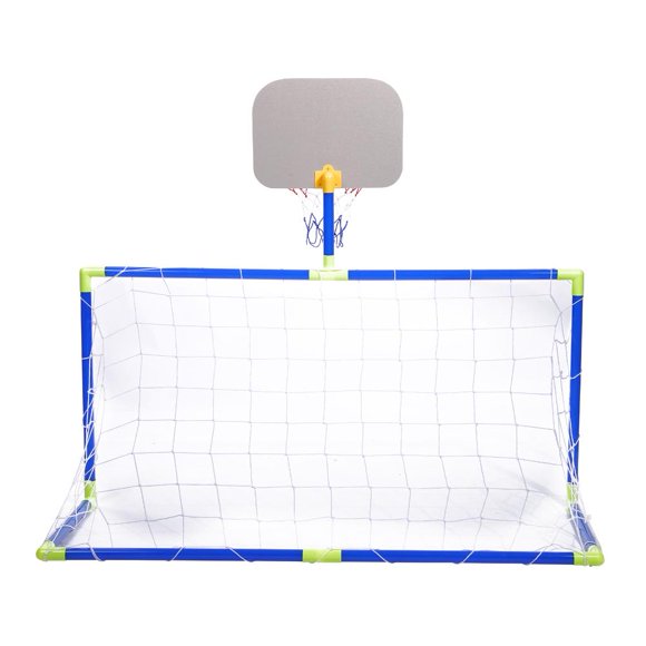 LAFGUR Indoor Outdoor Mini Basketball Soccer System Backboard Football Guard Balls Kit Kids Toy Set, Basketball Hoop,Basketball Backboard