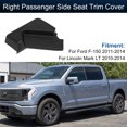 thumbnail image 2 of Cubierta de recorte del asiento del lado del pasajero derecho para Ford F-150 2011-2014 No.BL3Z1561692AB Cubierta de pista del asiento delantero Bezel negro, 2 of 6