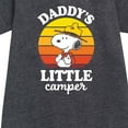 thumbnail image 2 of Peanuts - Daddy Little Camper - Toddler And Youth Girls Fleece Dress, 2 of 5