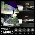 thumbnail image 4 of High Performance USB Rechargeable Flashlight with White Beam for Outdoor Adventures and Emergency Use, 4 of 7