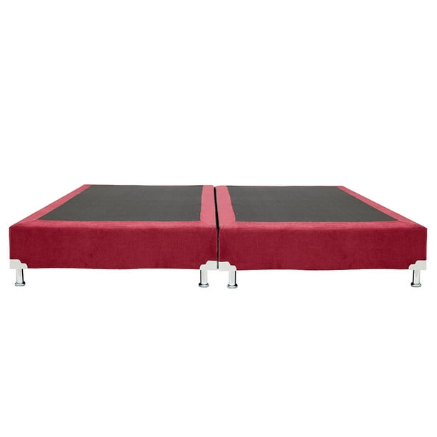 Box Base Cama King Size Dicasa Rojo