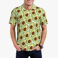 thumbnail image 3 of Rocae Avocado for Men's Short Sleeve Polo Shirt, Quick Drying Performance Moisture Wicking Sports Men's Golf Shirt 4X-Large, 3 of 9