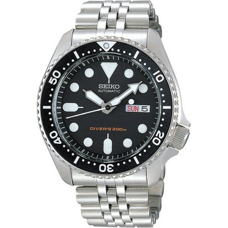 Men's Automatic Diver Stainless Steel Case and Bracelet Watch