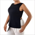 thumbnail image 2 of Débardeur Ample Sans Manches pour Femmes Grande Taille Col Rond Décontracté Été Confortable, 2 of 7