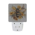 thumbnail image 2 of Bee with Honey Night Light LED Dusk to Dawn Auto Sensor Night Lamp Plug-in Nightlight for Bedroom Hallway Kitchen 2 PCs, 2 of 7