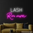 thumbnail image 4 of Glowneon Lash Room Neon Sign, Lash Shop Led Sign, Beauty Salon Wall Art, Lashes Decor Salon, 4 of 5