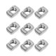 thumbnail image 4 of 200 piezas de extrusión de aluminio europeo hilo en forma de T-Tuerca para reparación (plata M4x10x6), 4 of 5