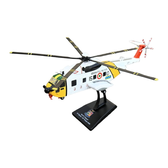 Avión de aleación fundido a presión, simulación de mesa, colección, regalo, helicóptero, juguete Blanco