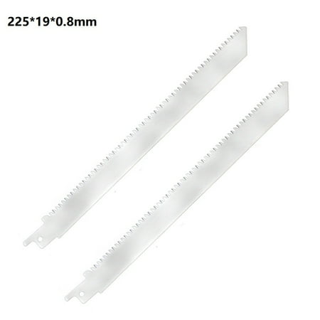 

2Pcs A 225*19mm Stainless Steel Reciprocating Saw Blade For Cutting Bone Meat Wood