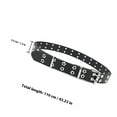thumbnail image 2 of AURARMLET Cinturón Punk Negro Con Para Mujer Ideal Para Combinar Con Y Jeans, 2 of 8