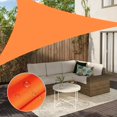 thumbnail image 2 of (118.11inch*118.11inch*118.11inch) Outdoor Triangle Canopy, Courtyard Balcony Sunshade Sail, Folding Sunshade Shed Landscape Rain Shed, Suitable For Terrace/Yard/Deck/Garden/Outdoor Activities, 2 of 9