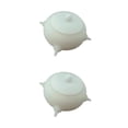 thumbnail image 2 of Billuyoard Alimentador de leche para cachorros, tazón de alimentación de mascotas ligero portátil elástico para perros para múltiples Blanco 2Conjunto, 2 of 6