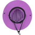 thumbnail image 4 of Zukuco Women Sun Hat Outdoor Summer UV Protection Wide Brim Foldable Fishing Hats with Ponytail Hole, 4 of 7