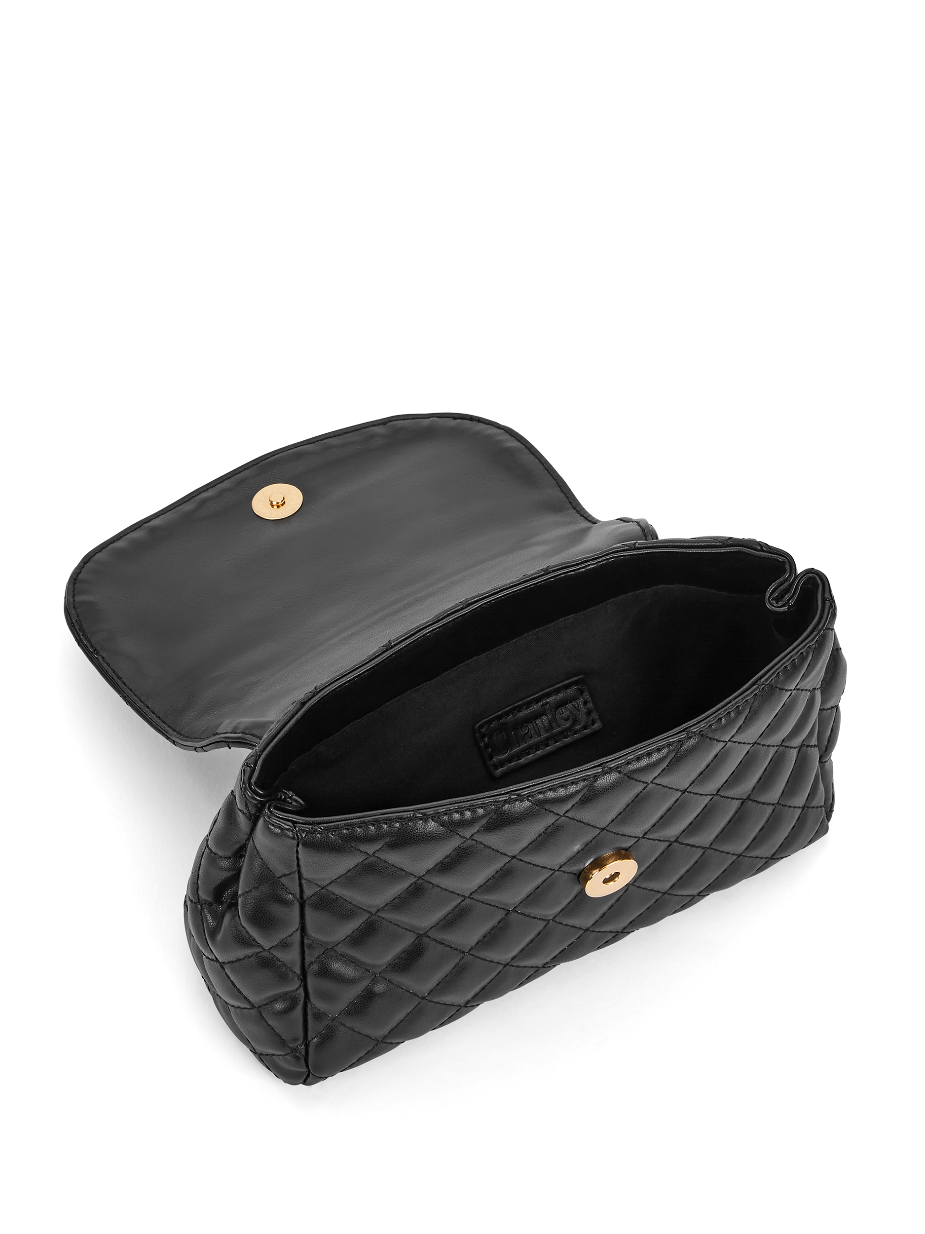quilted black crossbody purse