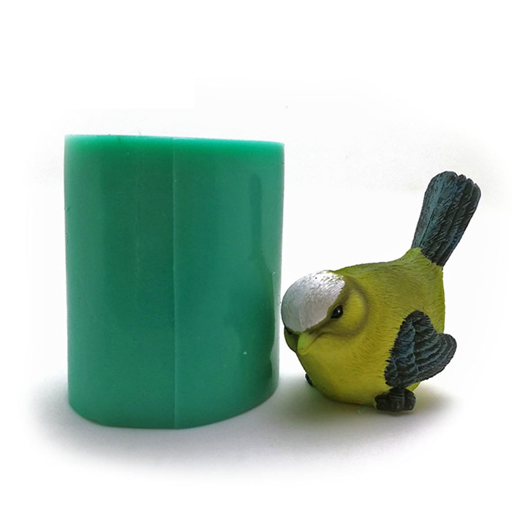 3D Bird Sparrow Handcrafted Candle Soap Mold Craft Silicone Handmade Mould 