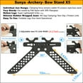thumbnail image 5 of SUNYA Archery Compound Bow Stand with Flexible Clamping Jaws System, 5 of 7