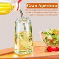 thumbnail image 4 of Dispensador de Aceite de Cocina, 2 en 1 Aceiteras de Cocina, Dispensador de Aceite de Oliva, Pulverizador de Aceite para Freidora de Aire, Ensalada, Freír (Negro), 4 of 4