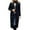 #0341-Black, variant on Uootdi Long Cardigan Sweaters for Women Button Down Stylish Cable Knit Sweater Coats Soild Color Maxi Open Front Cardigan Sweater Outerwear Gift