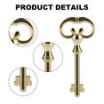 Antique Brass Plated Zinc Skeleton Key 2 Pack for Desk Locks - Walmart.com