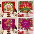 thumbnail image 2 of Christmas Background Cloth Holiday Party Event Decoration Tapestry Cloth Christmas Greetings Decoration Poster, 2 of 6