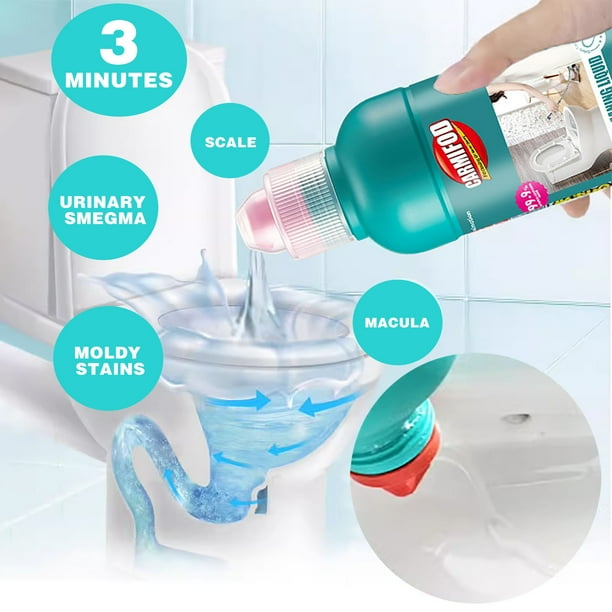 TopLLC Produits de Nettoyage, Fournitures de Nettoyage Nettoyant pour  Toilettes Nettoyant pour Toilettes et Liquide pour Toilettes Sont Puissants  pour Enlever les Taches, les Odeurs et le Tartre dans les Salles de