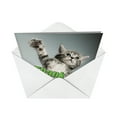 thumbnail image 3 of 1 Jumbo Funny Thank You Greeting Card (8.5 x 11 Inch) - This Much Kitten Thank You Card J3612, 3 of 3