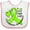 White and Pink, variant on Inktastic Love, Care, Cure Lymphoma Awareness Lime Green Ribbon Hearts Boys or Girls Baby Bib