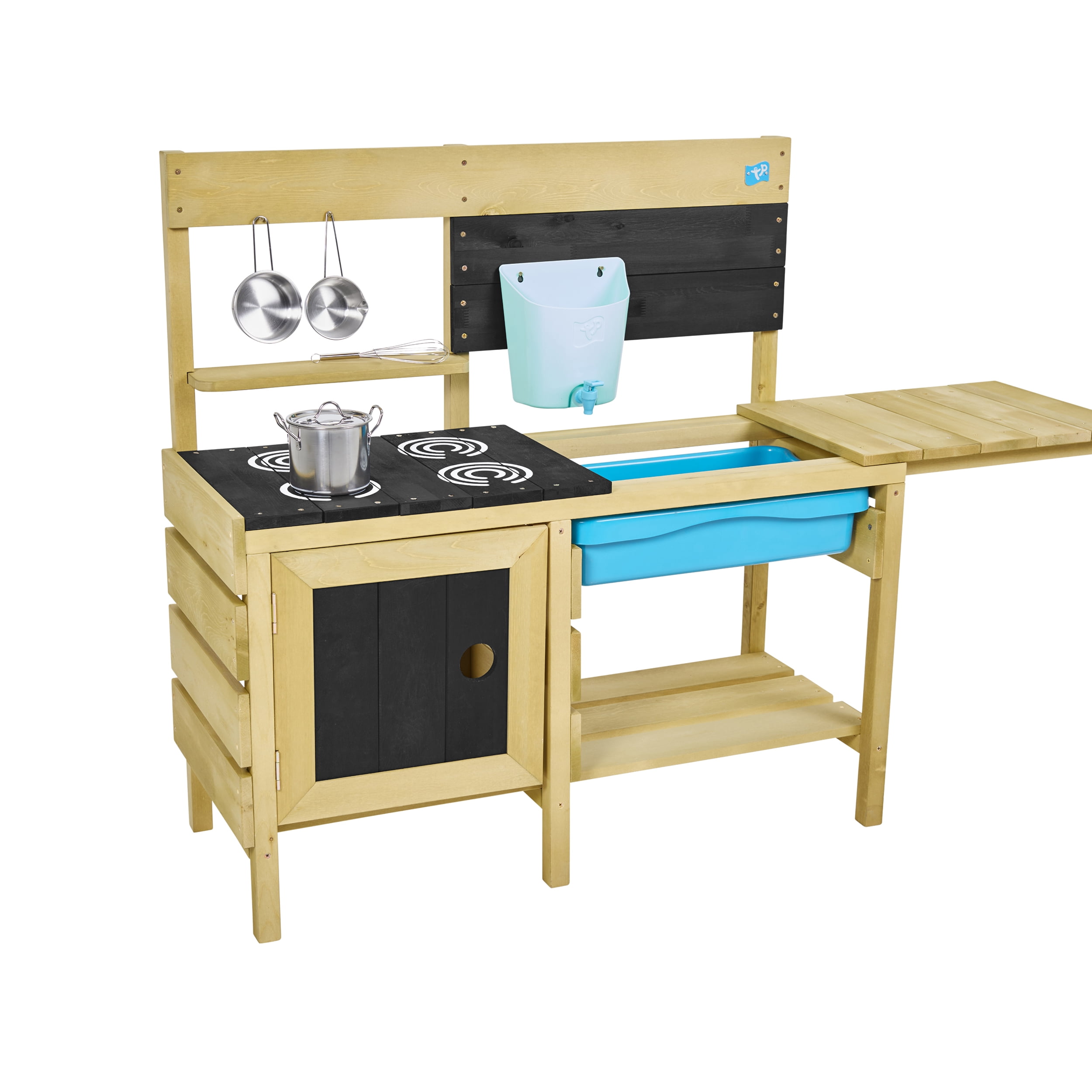 Tp Toys Deluxe Wooden Mud Kitchen Kids Play Set Walmart Com Walmart Com