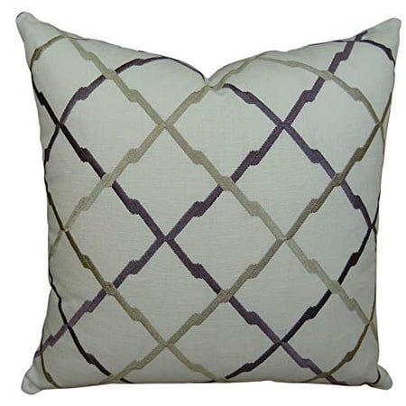 Plutus Lyford Handmade Throw Pillow, (22" x 22")