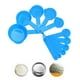 thumbnail image 3 of Cucharas y tazas medidoras DYNWAVEMX de plástico de grado alimenticio 11 en 1 azul, 3 of 7