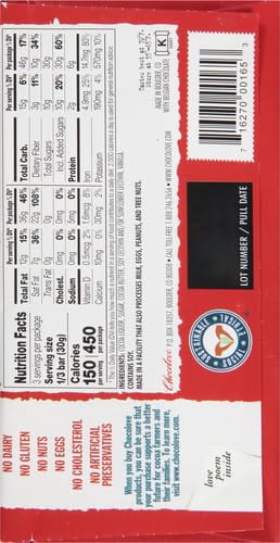 Chocolove Xoxox Premium Chocolate Bar Dark Chocolate Rich 3.2 Oz (2 Pack)